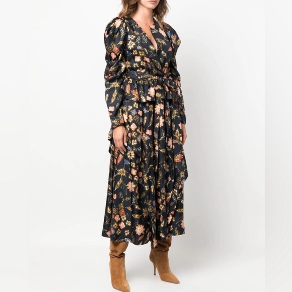 Ulla Johnson Virginie floral-print dress Size 8​
